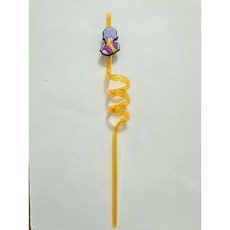 獵魔女團吸管裝飾 PETG螺旋吸管 可重複使用 派對用品, 1個, 20款