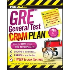 CliffsNotes GRE General Test Cram Plan, Cliffs Notes