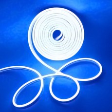 LED 네온 아트플렉스 DIY 줄조명 DC12V 5M 8x15mm 전원 어뎁터 포함, 1개, 12v 8mm 블루