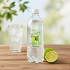 [노브랜드] 스파클링 라임 1L 상큼한 0 kcal, 12개