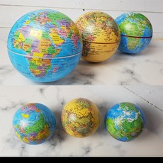 지구본 LED 자전하는 선물용 조명 어린이 LED 지구본 장식 교육(Araium), LED블루 지구본