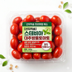 [농협특품] 당도보장 스테비아 대추방울토마토 특상품, 1박스, 스테비아방울토마토500g*4팩