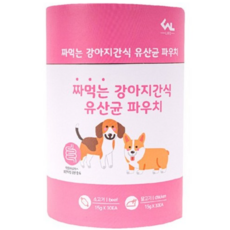 씨엔앨 라이프 짜먹는 강아지 간식 유산균 파우치 2종 세트, 혼합맛(소고기/닭고기), 900g, 1세트