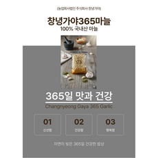 창녕가야365마늘 깐마늘 국내산 10kg(소) 1개, 10kg