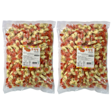 호박엿 1.5kg 대용량 캔디 벌크용 늘푸른 더식품, 2개