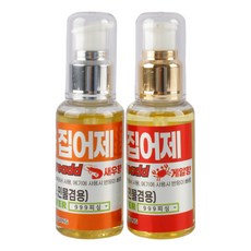 999피싱 루어 에드 집어제 게알+새우 세트 바다 민물 낚시 쭈꾸미 문어 고농도 초강력 떡밥 첨가제, 1세트, 60ml