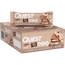 퀘스트뉴트리션 프로틴 바 스모어, 60g, 12개