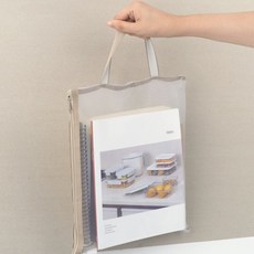 MK 메쉬목욕가방 A4 메쉬수영가방, 화이트
