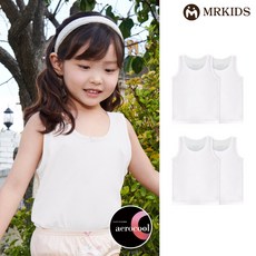 [흡습속건]에어로쿨 아동 여아 런닝 끈런닝 4종세트