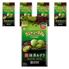 컨트리맘 초코칩 쿠키 팥 말차맛 12개입, 5개