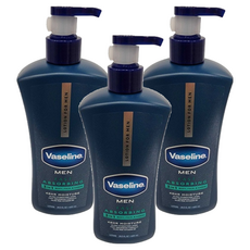 바세린 맨 48 아워 모이스처 바디 & 페이스 로션 패스트 앱소빙, 600ml, 3개
