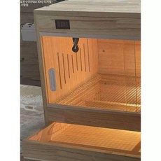 원목 사육장 육지거북이 달팽이 하우스 쉼터 온실 햄스터 상자 테라리움 펜스 집, 80x40x65 프레임+내추럴 우드 A