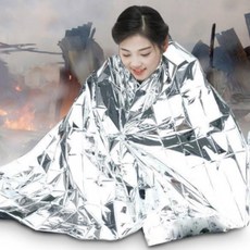 에코벨 재난대비 응급 비상 보온담요/생존 서바이벌 은박지, 상세페이지 참조