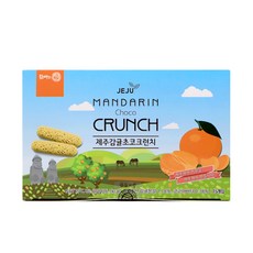 제주도 감귤초코크런치 동문시장 기념품, 1개, 82.5g
