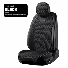 씨메탈 사계절 카시트 커버 앞뒤 쿠션 에어백 호환 보호대 통기성 자동차 액세서리, 04 black front 1pc, 01 CHINA, 1개, 4) black front 1pc