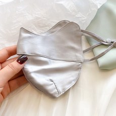 真絲防曬面罩女夏防蹭妝護眼角防紫外線立體顯臉小原紗高顏值口罩