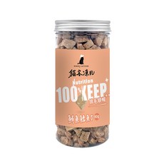 貓客凍乾 鮪魚鱈魚丁 寵物凍乾零食 80g 營養維持 排毛順暢, 1個, 鮪魚鱈魚80g