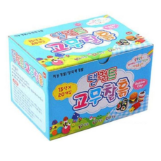 고무찰흙 20개입 15색 1갑 알록달록 탤런트 59000EA 1EA, 본상품