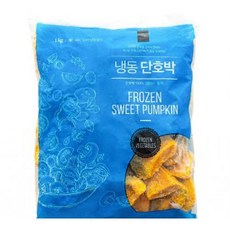 냉동 단호박 절단 찜 조림용 1kg, 1개