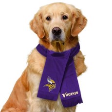Littlearth NFL 시카고 베어스 애완동물 스카프 - 공식 라이선스 팀 사이즈: 스몰 436794, 미네소타 바이킹