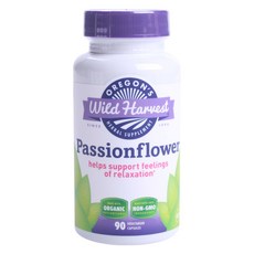 OREGON'S Wild Harvest 西番蓮素食膠囊, 1個, 90 件