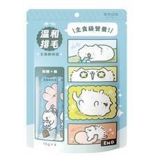 貓有話說 Catssay 捏一口 主食鮮肉泥 溫和排毛 田雞+雞 16gx4條, 16g, 4個