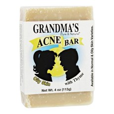 그랜마스퓨어앤네츄럴 아크네 바 오일리 스킨 타임 포함, 113g, 1개
