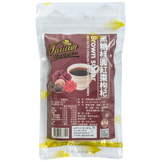 台灣小糧口 黑糖桂圓紅棗枸杞茶, 140g, 1個