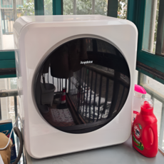 로열스타 미니 건조기 5kg 소형 가정용 원룸 아기옷 건조 세탁 살균 빨래건조기, 화이트, 클래식다이얼/B-1