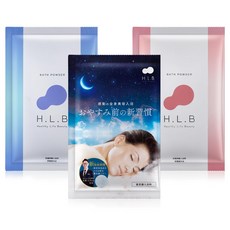 H.L.B 에이치엘비 중탄산 목욕 파우더 입욕제 발한 효과 냉증 개선 30봉지 3종, 900g, 1개