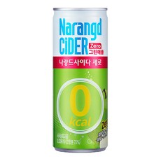 나랑드사이다 제로 그린애플 245mlx30캔x2박스, 245ml, 60개