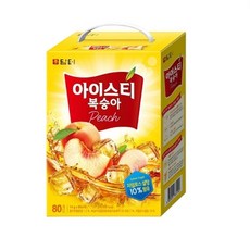 담터 아이스티 복숭아 80스틱 [BEU72587], 14g