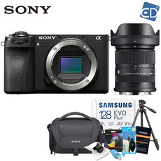 [소니정품] A6700 + 시그마 C 18-50mm F2.8 DC DN 소니 E + 128GB 패키지 /ED, 01 A6700+C18-50mm(SE) 패키지