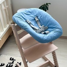 어텀31 스토케 트립트랩 뉴본 양면 커버, 초코브라운&더스티블루