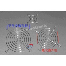 【UCI電子】風扇金屬護網, 1個, 4公分
