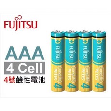 【現貨】富士通 3號4號碳鋅電池4入/20入原廠公司貨 電池 碳鋅電池 三號電池 四號電池, 1個, 鹼性電池 4號(AAA) 4入裝, 4