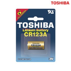 도시바 리튬 건전지 CR123A, 1개입, 1개