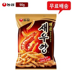 농심 매운새우깡 90gx16봉/새우깡/매운맛/스낵/무배, 90g, 16개