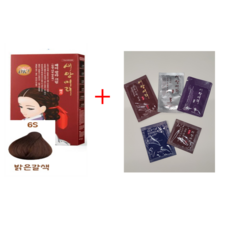 [새앙머리] 다빛헤어 컬러 새치염색약(60g+60g) 구매시 새앙머리상품 각종 샘플증정, 6S/ 밝은갈색, 120g, 1개