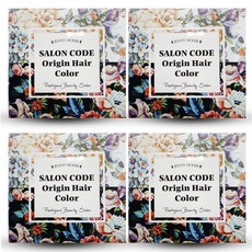 제니하우스 염색약 시즌3 살롱코드 오리진 홈쇼핑 4박스, 다크브라운, 4개