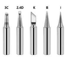 900M 936烙鐵頭套組5入】內熱式電烙鐵頭 尖頭 馬蹄頭 刀頭 扁頭 多型號通用 導熱快 上錫佳 抗腐蝕, 1個, 烙鐵頭五件套