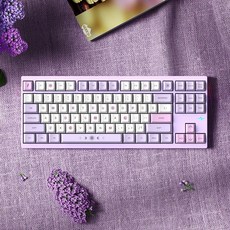 [국내정품] WOB CRUSH80 풀알루미늄 유무선 블루투스 게이밍 기계식 키보드 극지해축 퍼플, 독자규격 스위치, CRUSH80 (정품)