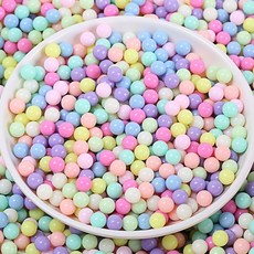 마카롱 비즈 100G 6MM 컬러 크림 액세서리 DIY 수제 장식 재료 비즈공예, 100g 팩, 6MM 마카롱 샤이니 비즈