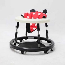 픽셀러 아기보행기 걸음마 그레이 아기 콤비 다기능, 1개, 7. 블랙 도트 10단 (짧은)