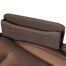 볼체 차량 사이드 포켓 정리함 앞좌석 틈새 전용 자동차 수납함, 02.에스프레소 브라운, 1개