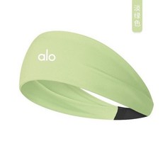 a傢2025春款瑜伽運動髮帶吸汗透氣跑步籃球健身束髮止汗頭巾, 1個, 淡綠色