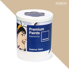 노루페인트 팬톤 실외 벽면 저광 페인트, 14-1112 Pebble, 1L, 1개