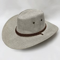 모자 기사 여름 탐험 승마용 연습 남자 카우보이 스포츠 모자 운동 승마 레트로, R. 린넨 라이트 그레이