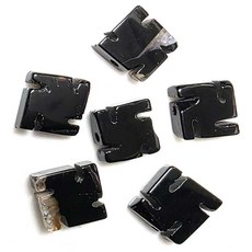 Bead 팔찌원석 불교 만자 팬던트 한팩 원석선택, 만자 오닉스 (6개)