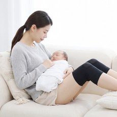 닥터코어런 베이비랩 출산무릎보호대 1쌍, 1세트, 블랙